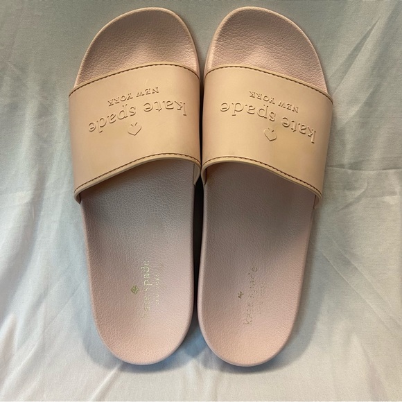 Kate Spade Pink Sunny Slides Size 11 B - Picture 6 of 10